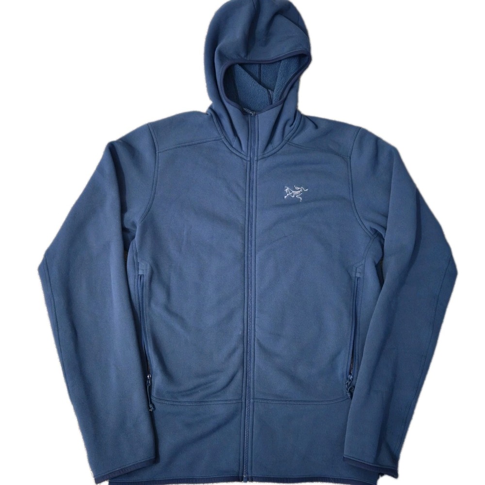 Arc'teryx Kyanite Mens Hoody Blue Long Sleeve Size Medium Hooded Light  Hoodie